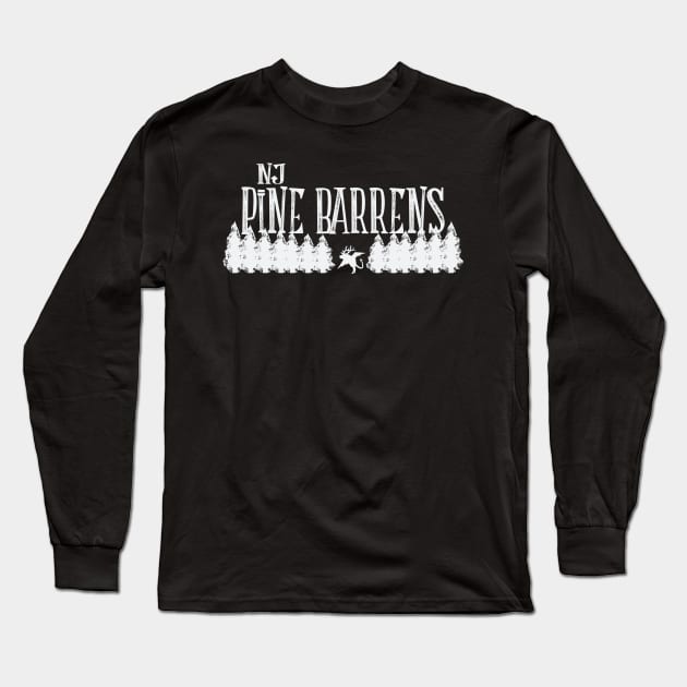 NJ Pine Barrens Long Sleeve T-Shirt by CR Designs